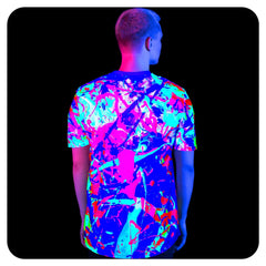 Blacklight Tee Shirt Ideas Glow in UV Fluorescent New Reality ts38