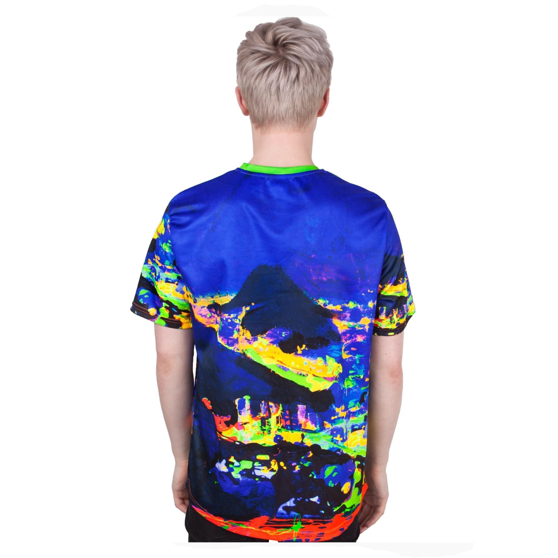 Design Rave Shirt Glow in Ultraviolet Fluorescent Sri Lanka ts18