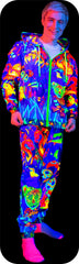 Hoodie for Party Glow in The Blacklight Lion Jungle zhm13