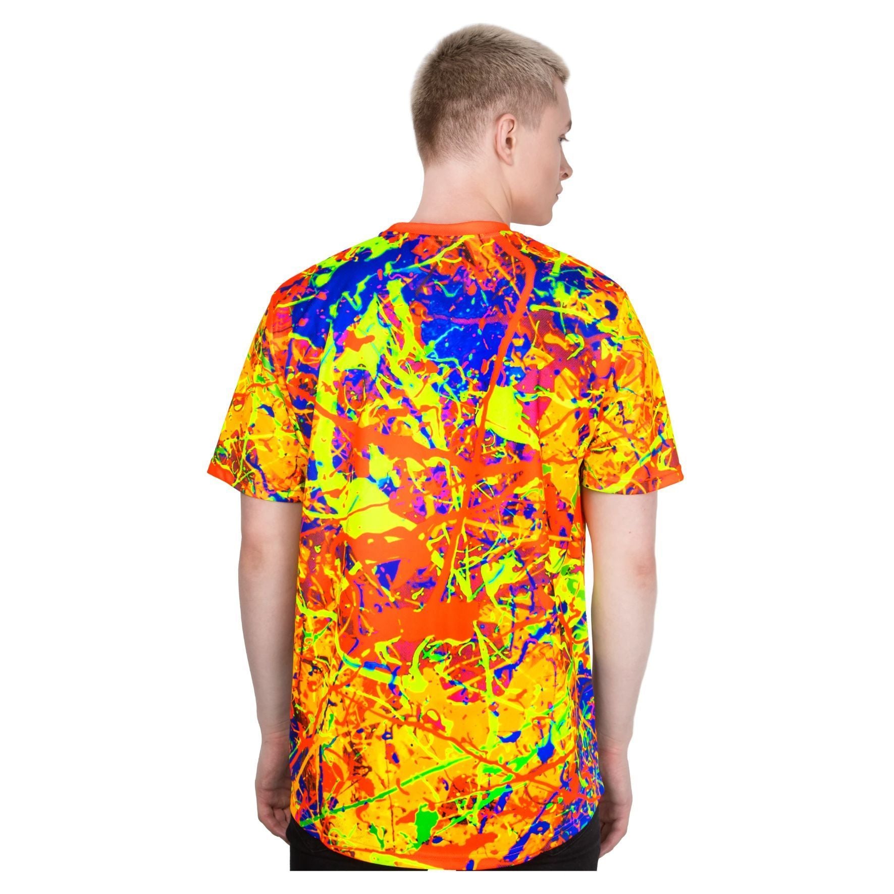 Neon Color T Shirts for Sale Glow in UV Fluorescent Ginger Bees ts37