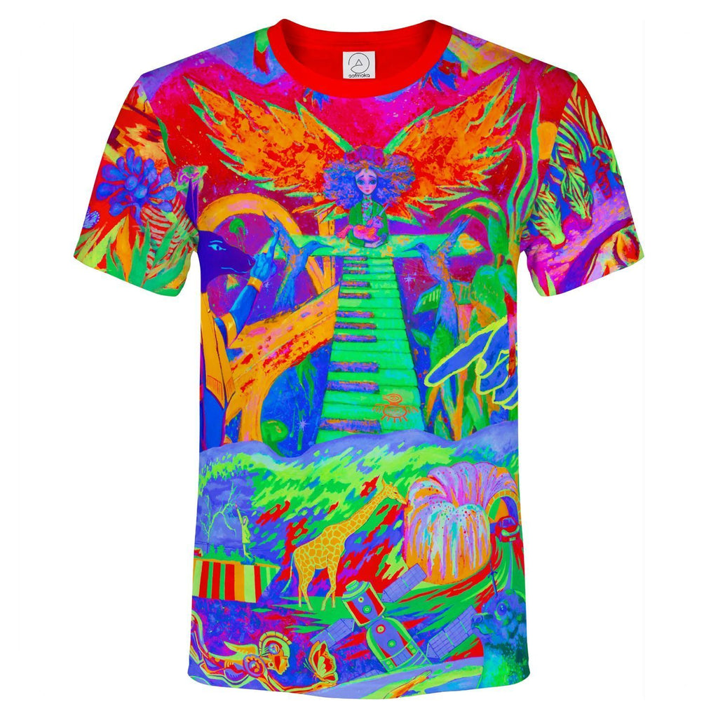 Neon Element T Shirt Glow in UV Fluorescent Ulia And Team ts6
