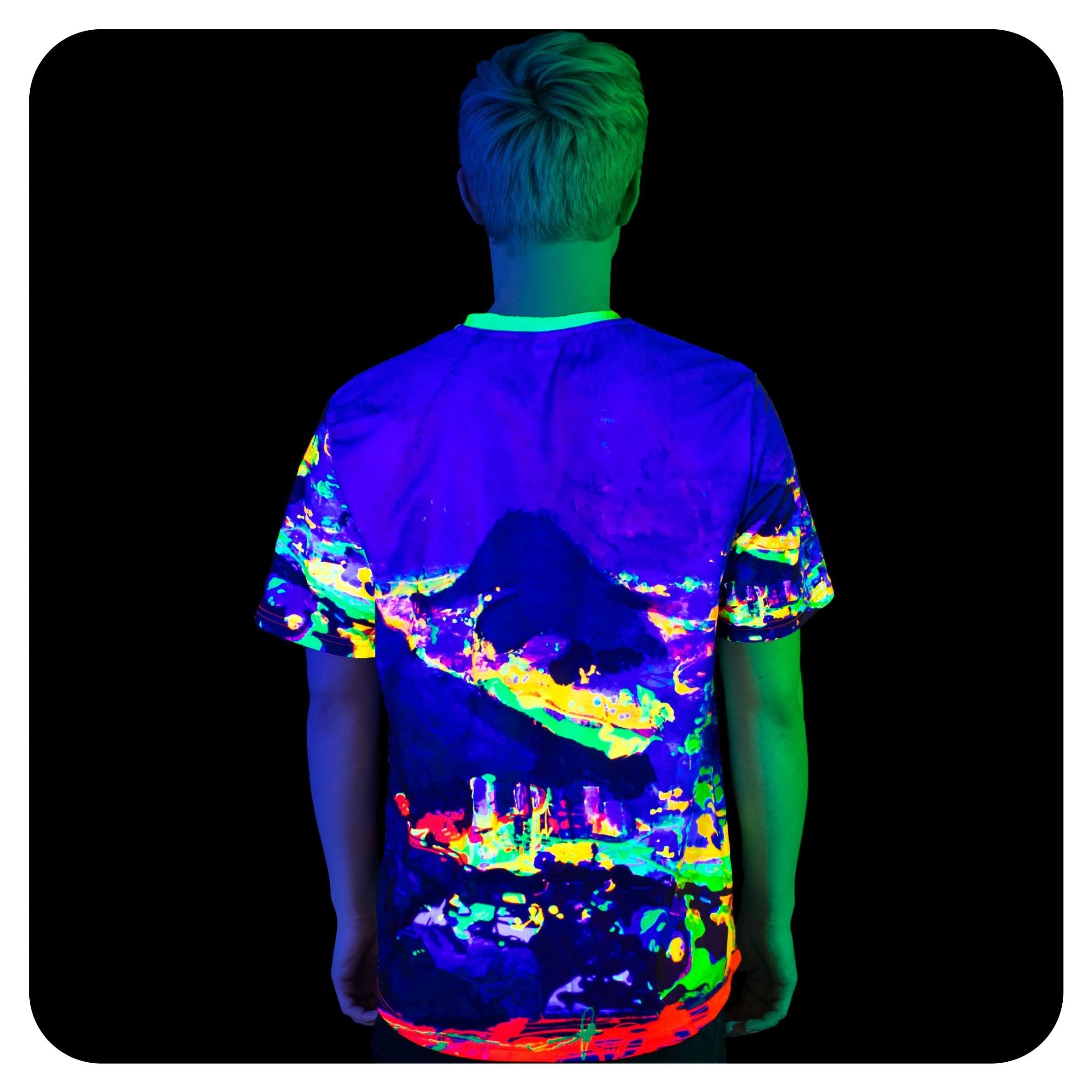 Party Animal Shirt Men Glow in Ultraviolet Fluorescent Sri Lanka ts18