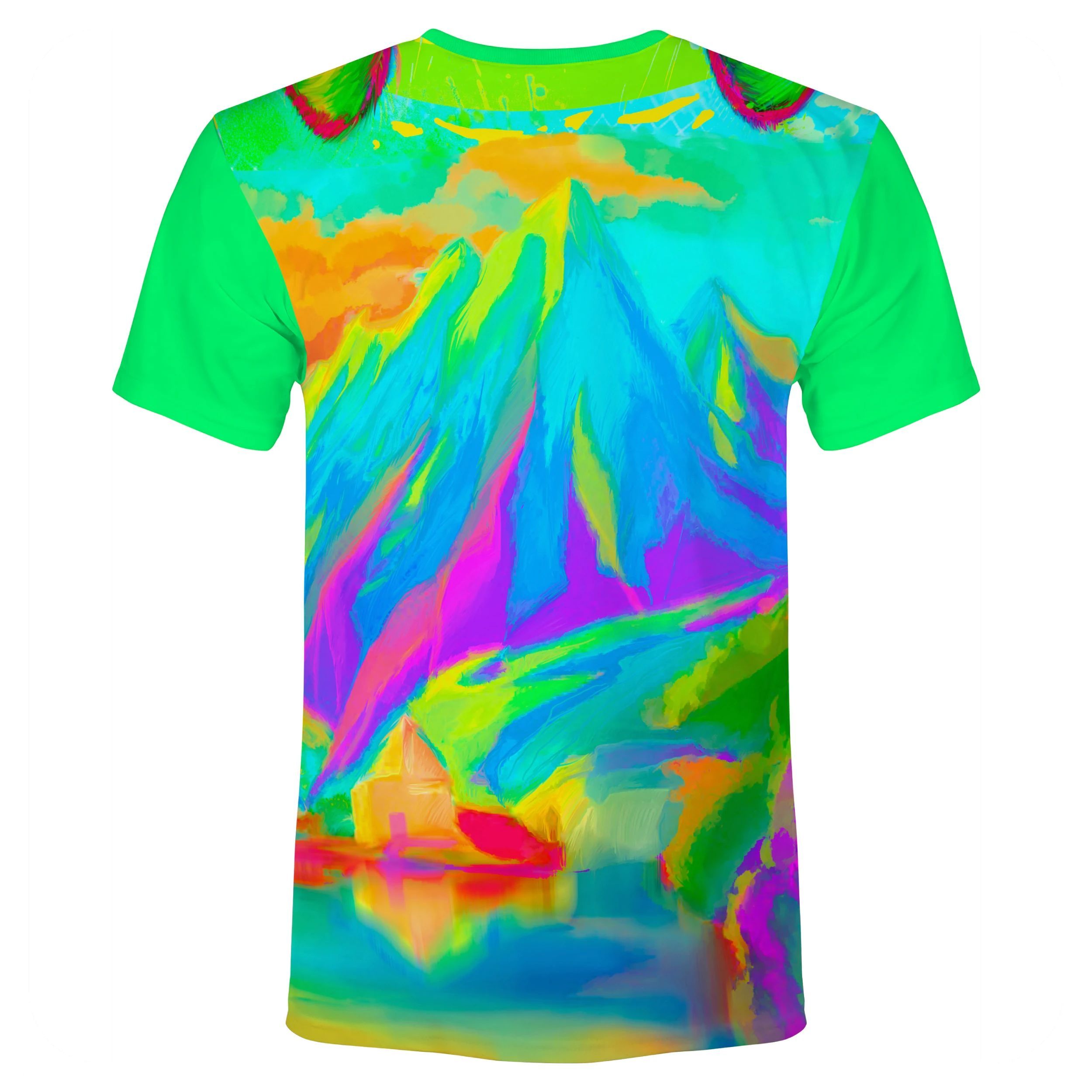 Psychedelic Festival Clothing Glow Cats Cats Cats ts7