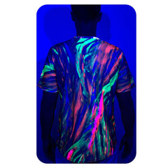 T-Shirt Design West Palm Beach Glow in UV Fluorescent Face Dragon ts8