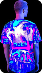 T Shirt Printing Palm Beach Glow in UV Fluorescent Sugar Sayings ts35